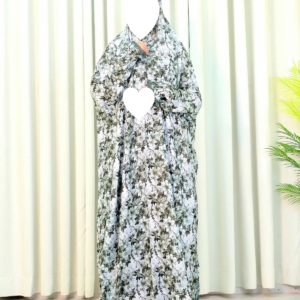 Soft Green Ash Salah Long Khimar